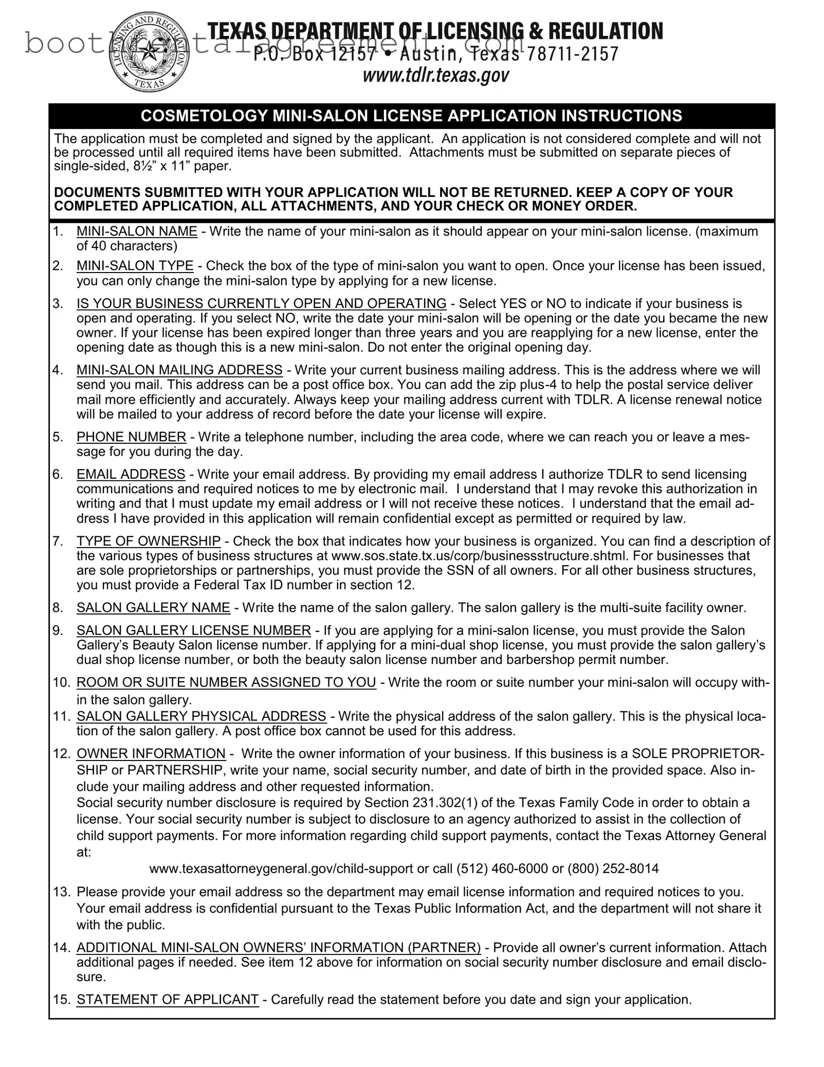 Printable Cheng Mini Salon Adress On Line Not Peaper Template